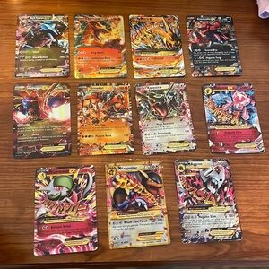 Rare Pokémon cards from 2012 - 2015 (11 cards)